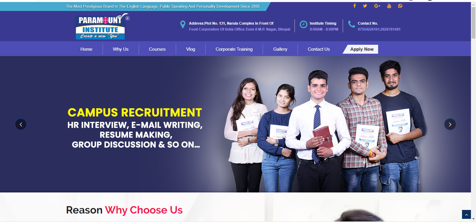 paramount institute